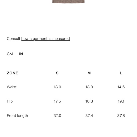 Zara NWT viscose knit stretchy midi skirt light brown tan - Picture 9 of 10